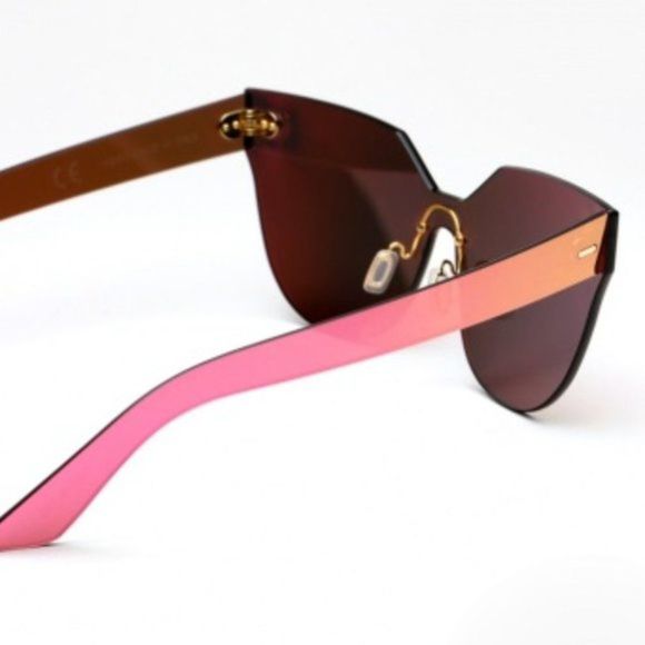 RetroSuperFuture Hot Pink Mirrored Sunglasses